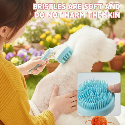 2-in-1 Pet Bath & Deshedding Brush