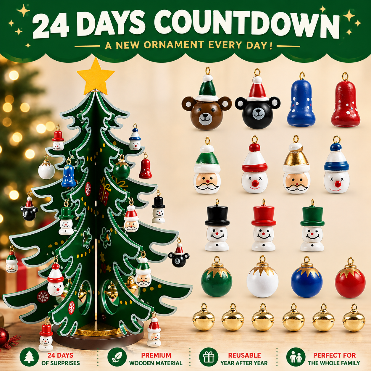 Viora Magical Christmas Tree™ – 24-Day Advent Calendar