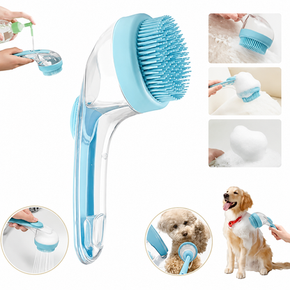 2-in-1 Pet Bath & Deshedding Brush