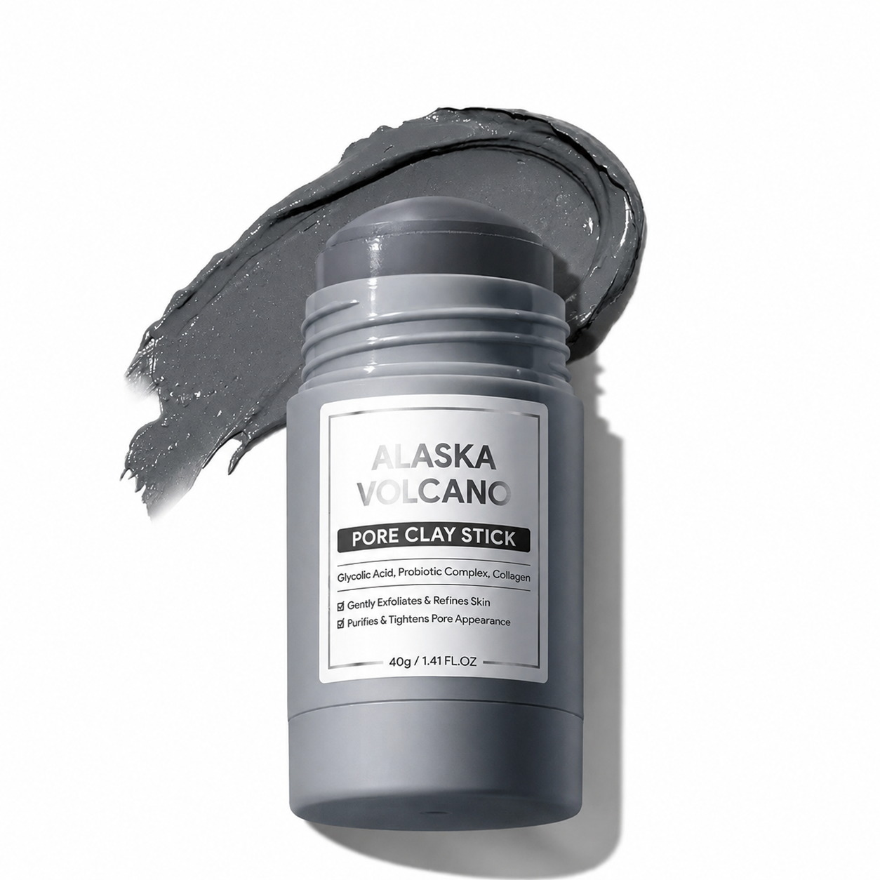 Alaska Volcano Pore Clay Stick Mask | Blackhead Remover & Gentle Exfoliator