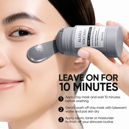 Alaska Volcano Pore Clay Stick Mask | Blackhead Remover & Gentle Exfoliator
