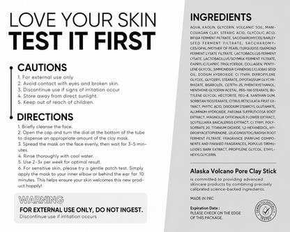 Alaska Volcano Pore Clay Stick Mask | Blackhead Remover & Gentle Exfoliator