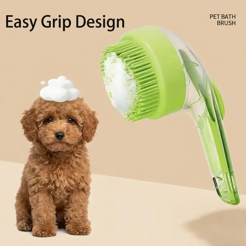 2-in-1 Pet Bath & Deshedding Brush